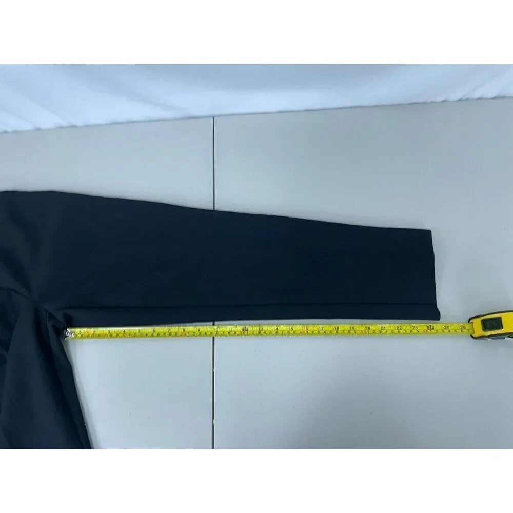 Zara Womens High Waisted Pants Trousers Ankle S Black 9490/590 NWT no belt - Picture 14 of 15